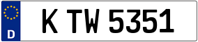 Truck License Plate